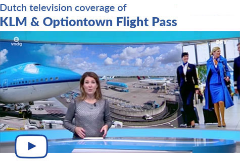 Dutch television coverage of KLM & Optiontown Flight Pass